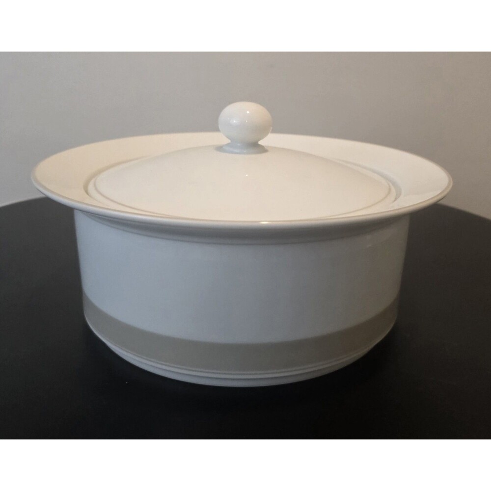 Dansk Concerto Allegro Taupe Round Covered Casserole Dish Japan NEW